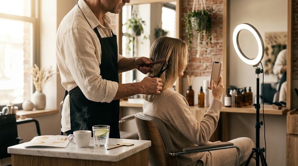 Lokale micro-influencer samenwerking als kapper