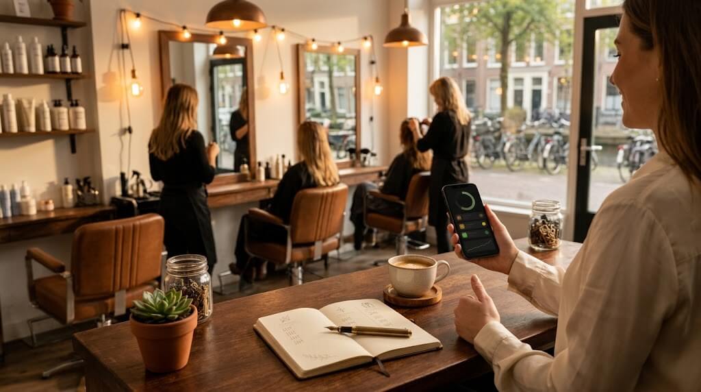 Klantenkaart voor kapsalon: punten en retentie