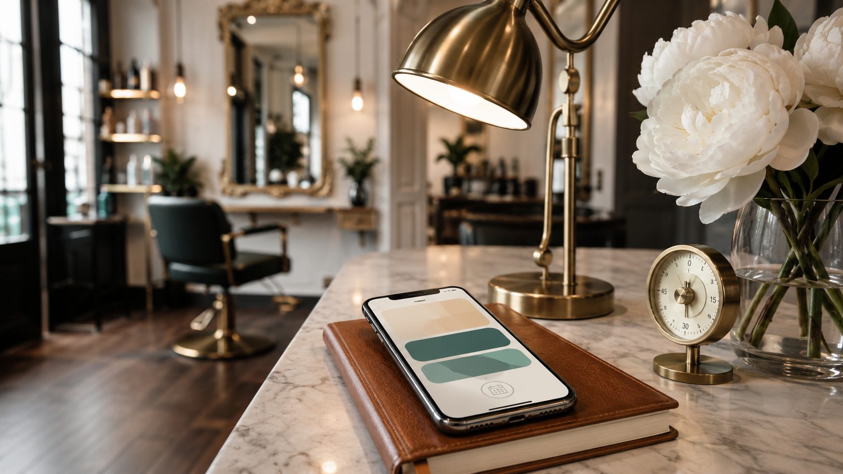 Gespreksamenvatting van de Voice AI telefonist op de receptie van een kapper